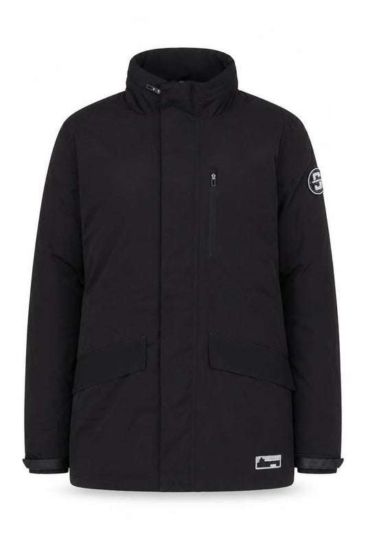 Skechers Women’s Black Parka Jacket Size 8 Regular Fit Winter Coat