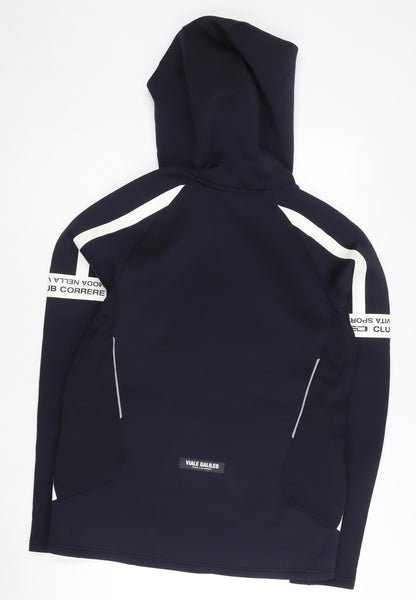 Mens UK Size M FILA Blue Full Zip Hoodie