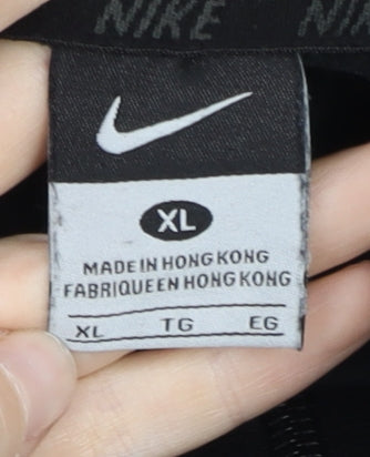 Nike Mens Black XL Track Jacket Full Zip Sportswear