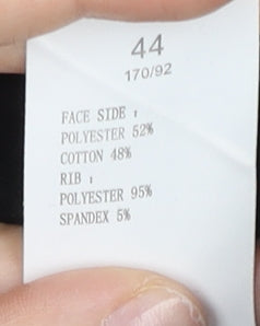 Kappa Men’s Black Orange White Track Jacket M Colourblock Sportswear