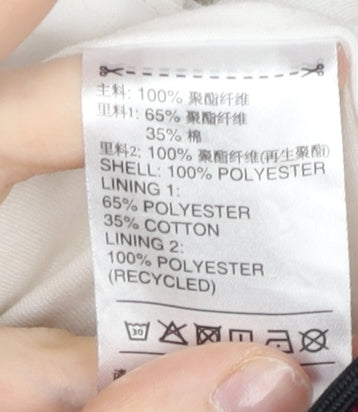 Adidas Mens White Colourblock Track Jacket Size M Polyester