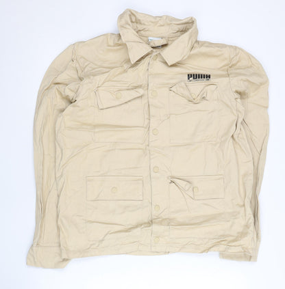 Mens UK Size S PUMA Beige Utility Jacket
