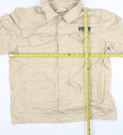 Mens UK Size S PUMA Beige Utility Jacket