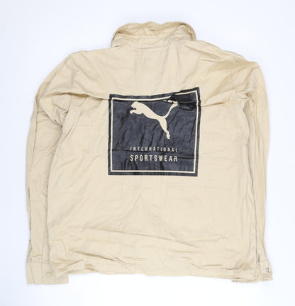 Mens UK Size S PUMA Beige Utility Jacket