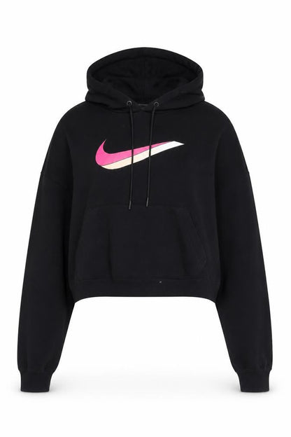 Womens UK Size S Nike Black Pullover Hoodie