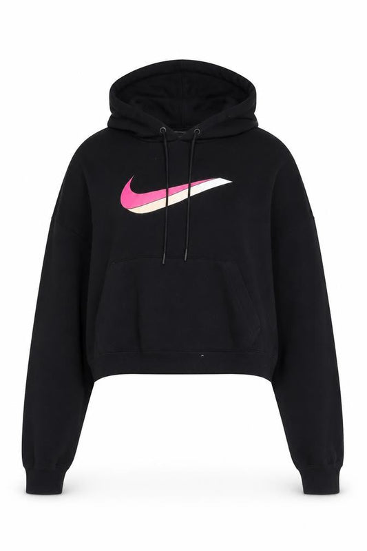 Womens UK Size S Nike Black Pullover Hoodie