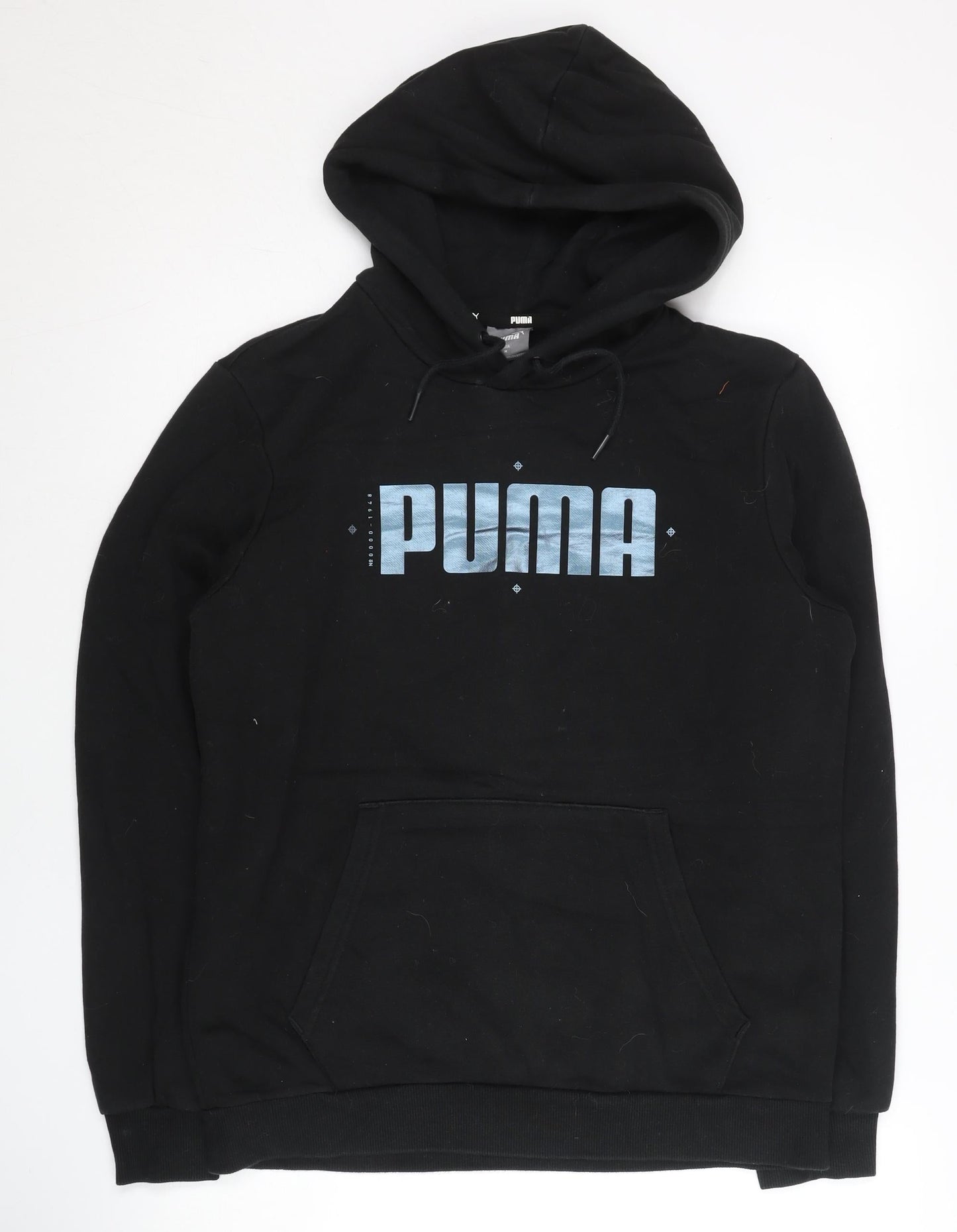 Unisex Adults UK Size S PUMA Black Pullover Hoodie