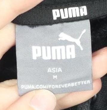 Unisex Adults UK Size S PUMA Black Pullover Hoodie
