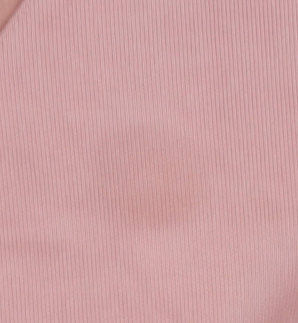 Adidas Womens Pink Velour Logo Sweatshirt Size 8 Regular Fit