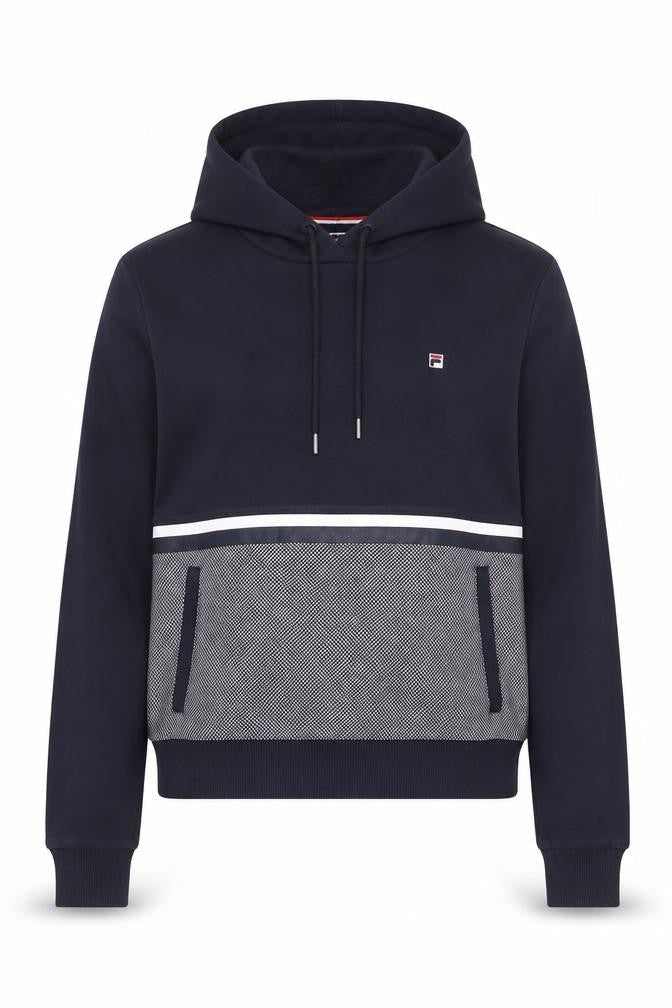 Womens UK Size 10 FILA Blue Pullover Hoodie