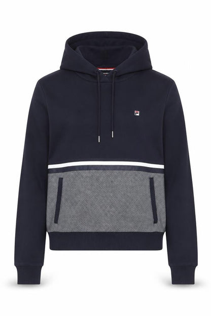 Womens UK Size 10 FILA Blue Pullover Hoodie