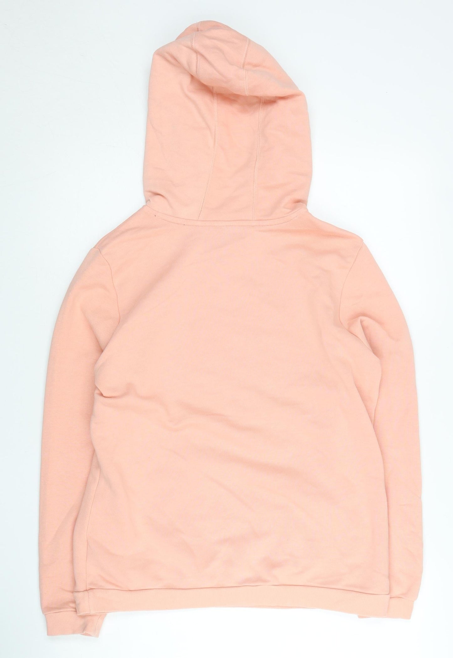 Adidas Women Pink Pullover Hoodie Size 14 Logo Sportswear