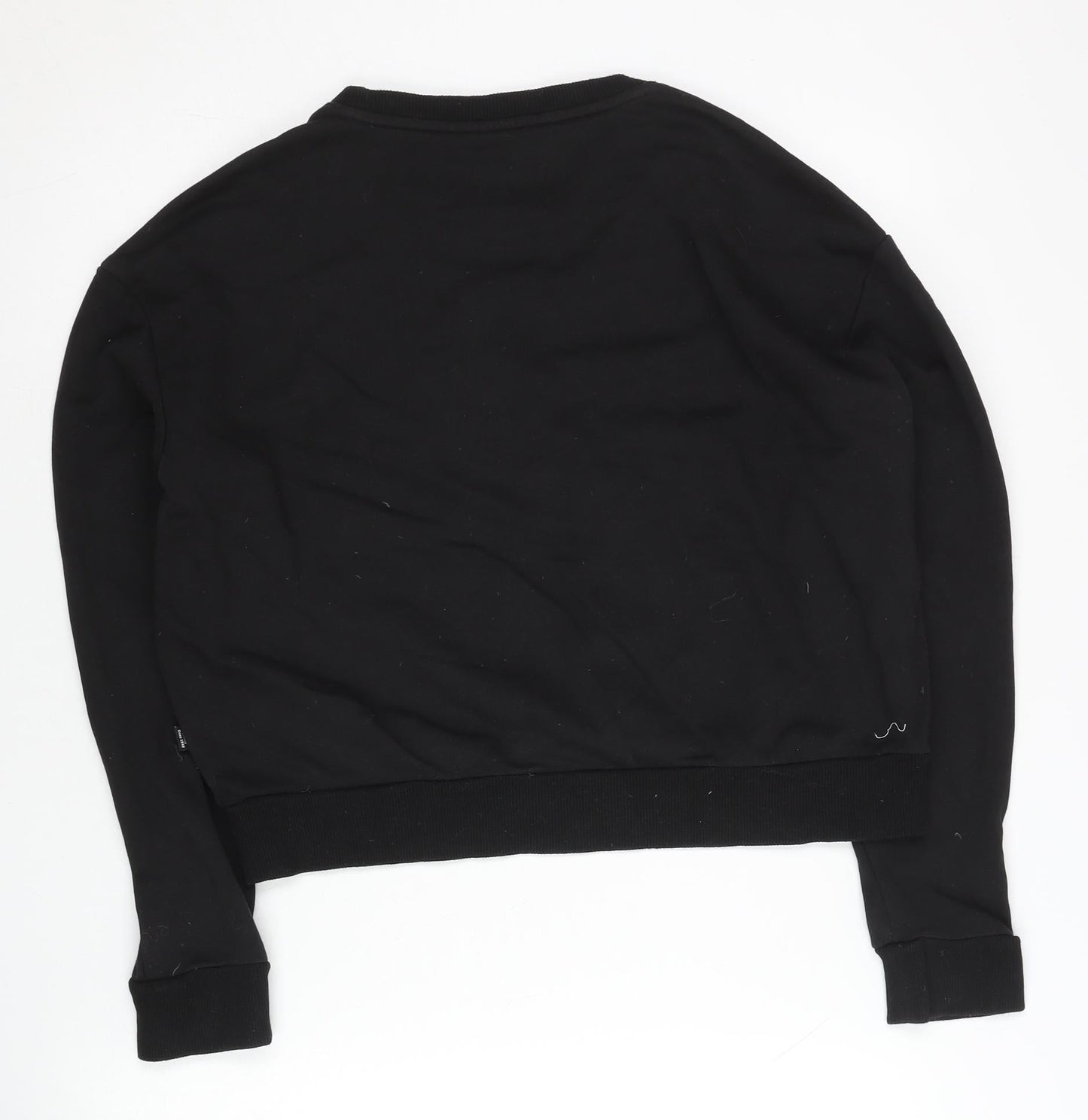 Womens UK Size M PUMA Black Pullover Sweatshirt
