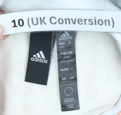 Adidas Womens Multicoloured Hoodie Size 10 Pullover Festival Logo