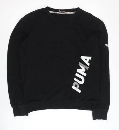 Puma Women’s Black XS Pullover Sweatshirt Logo Long Sleeve