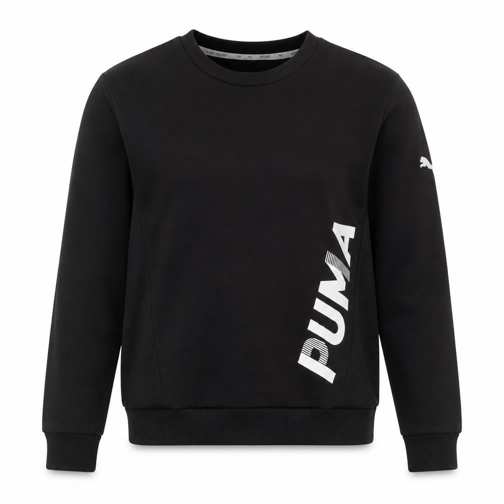 Womens UK Size XS PUMA Black Pullover Sweatshirt