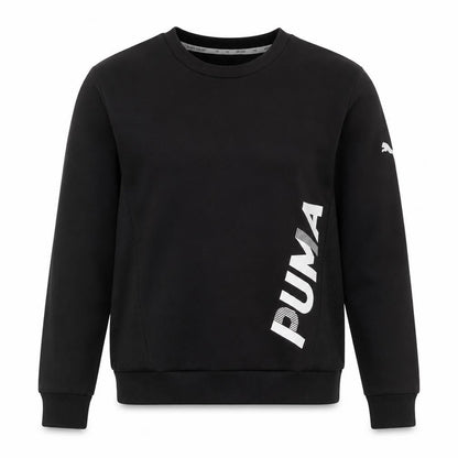 Womens UK Size XS PUMA Black Pullover Sweatshirt