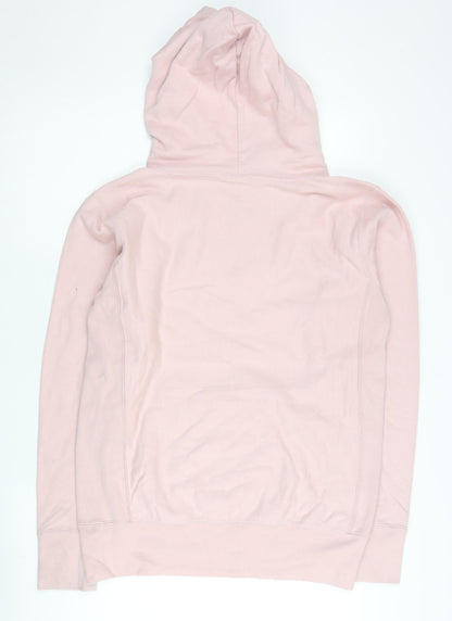 Champion Womens Pink Hoodie Large Reverse Weave Pullover Cotton