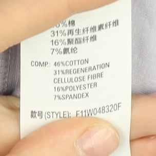 Fila Women’s Purple Tunic Hoodie Size 6 UK Long Sleeve Zip Pocket