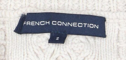 Womens UK Size S French Connection Beige Pullover Jumper