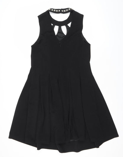 Forever 21 Women’s Black Plus Size 16 Fit & Flare Sleeveless Party Dress
