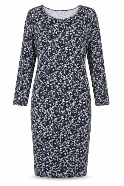 French Connection Women’s Blue Floral Bodycon Dress Size 14