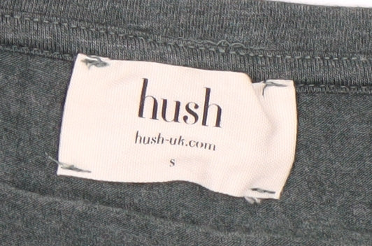 Hush Womens Green Bodycon Tie Waist Knee Length Dress Size S