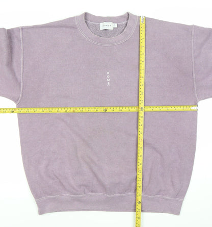 Topman Men’s Purple Pullover Sweatshirt Small Rome Logo