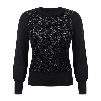 Womens UK Size S Oasis Black Basic Blouse