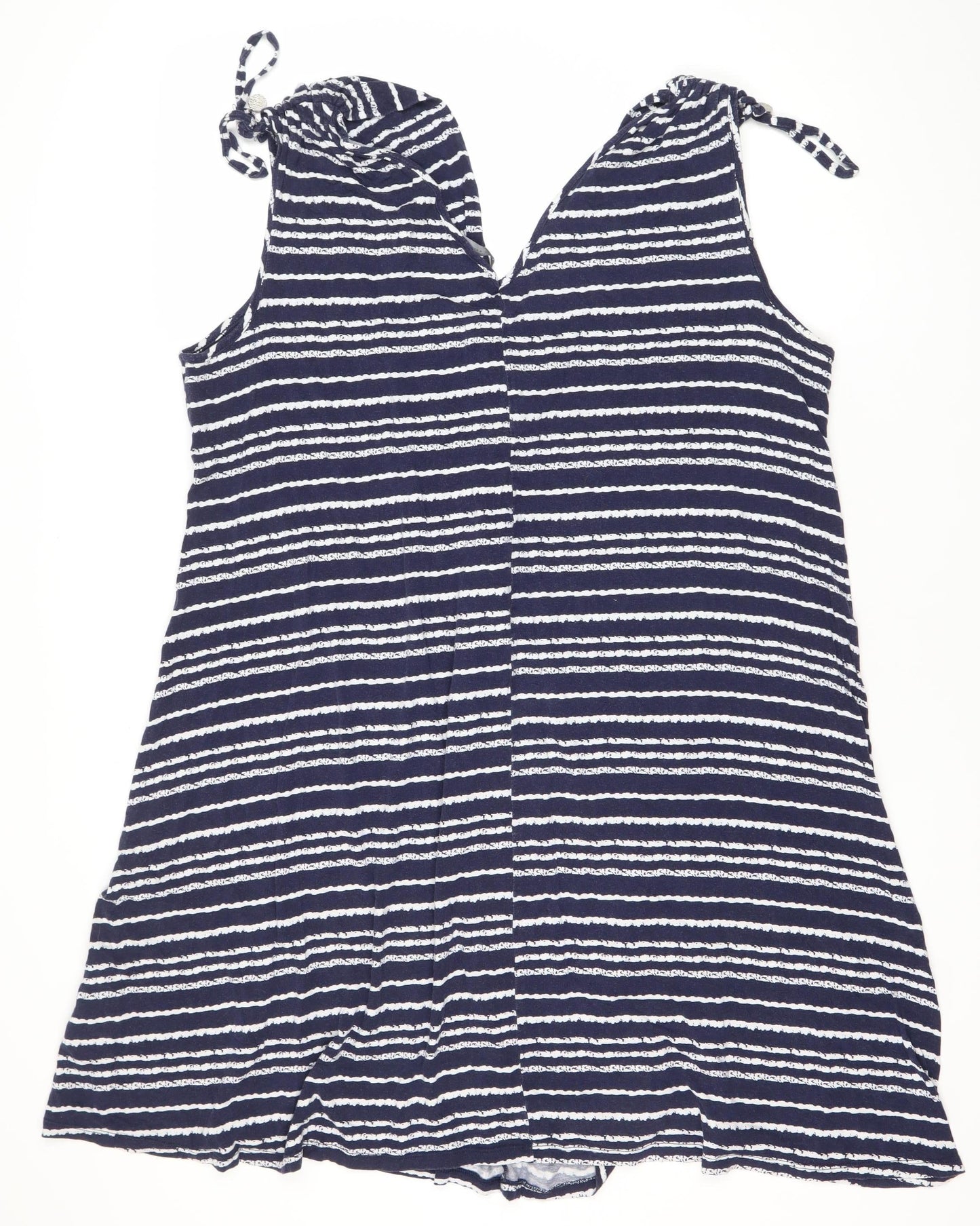 Marks and Spencer Women’s Blue Stripe Midi Shift Dress Size 22