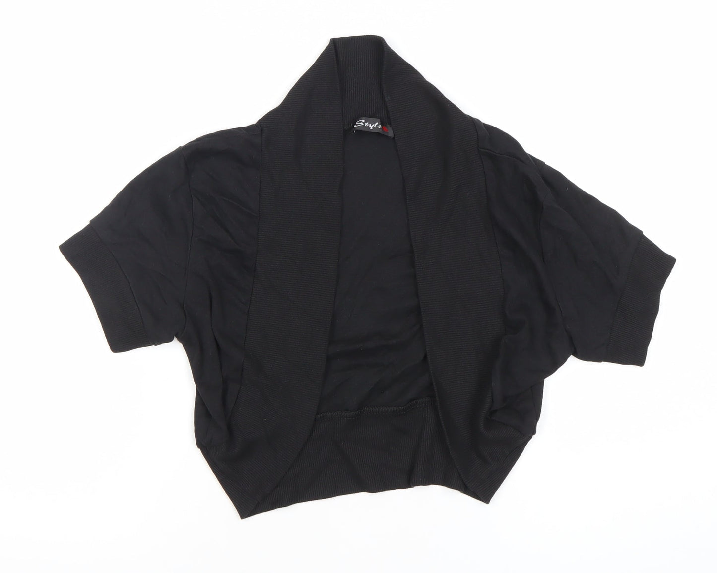 Womens UK Size 16 Style Black Cardigan Jumper