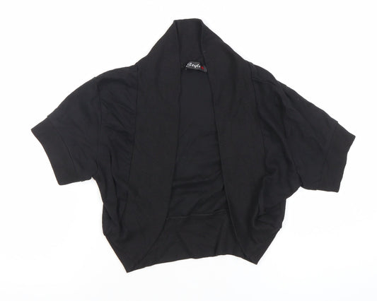 Womens UK Size 16 Style Black Cardigan Jumper