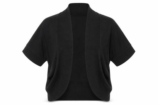 Womens UK Size 16 Style Black Cardigan Jumper