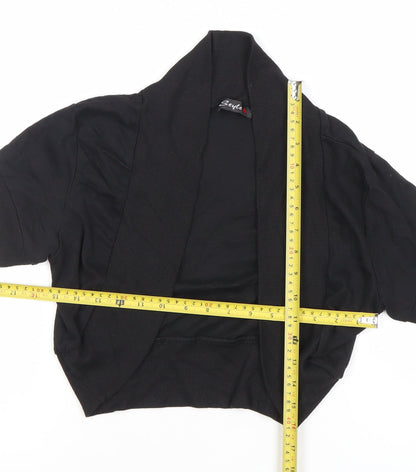 Womens UK Size 16 Style Black Cardigan Jumper