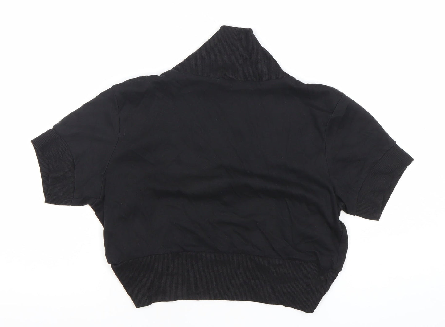 Womens UK Size 16 Style Black Cardigan Jumper