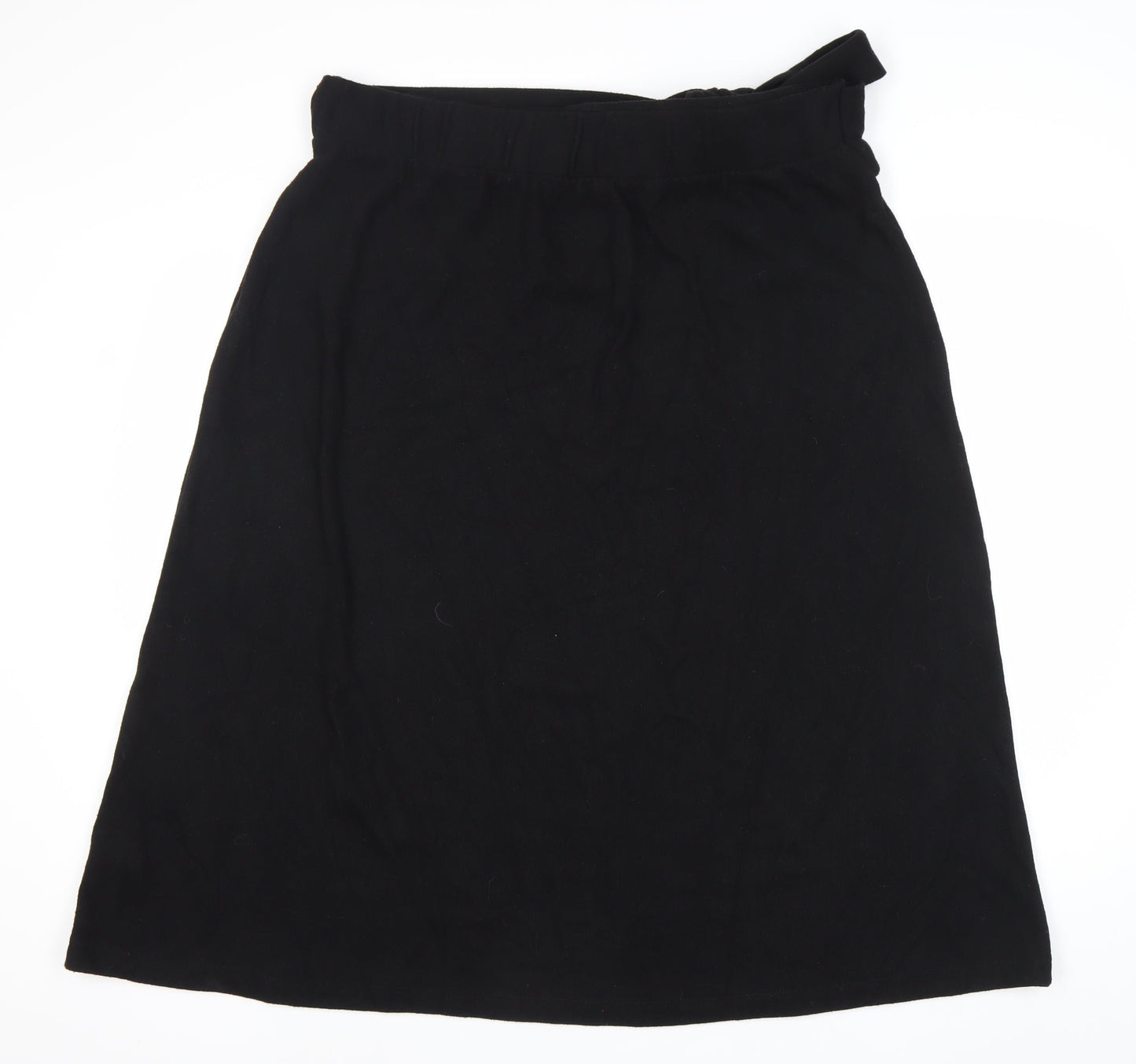Marks and Spencer Women’s Black Size 20 Wrap Knee Length Skirt