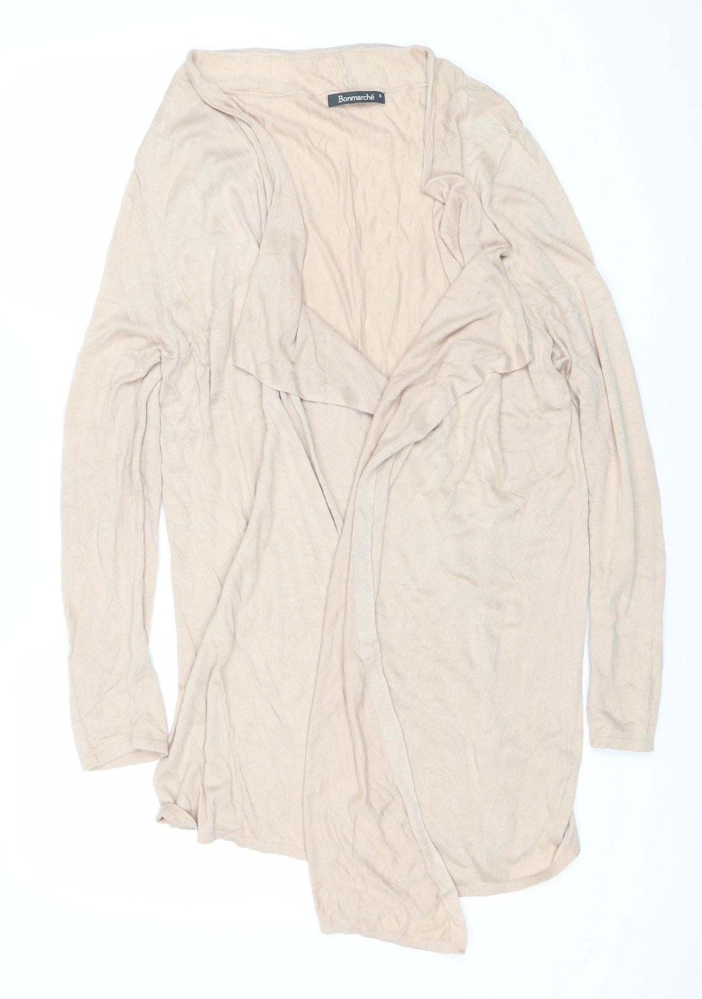 Womens UK Size S Bonmarché Beige Cardigan Jumper