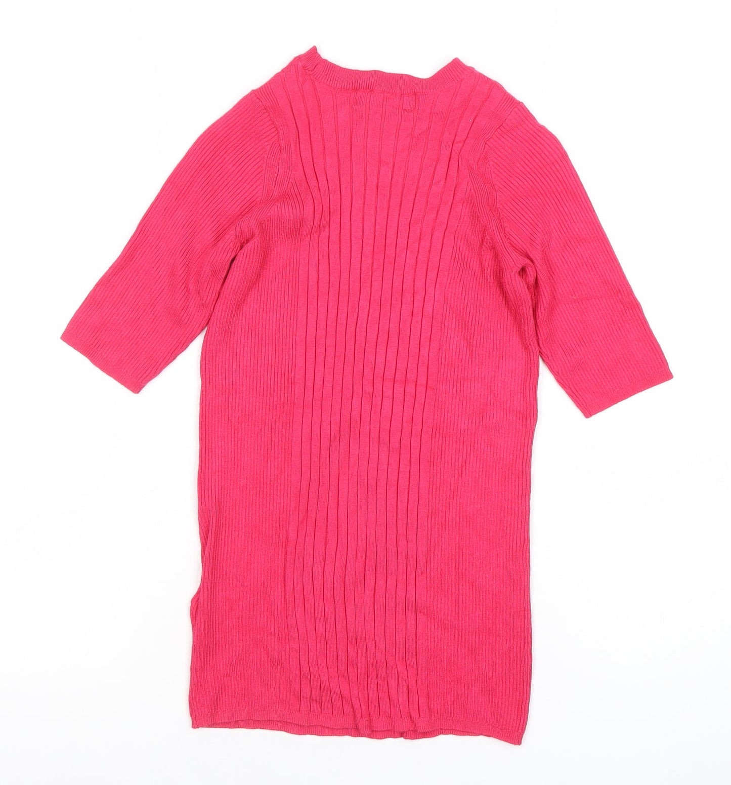 Womens UK Size S Marks and Spencer Pink Tunic Blouse