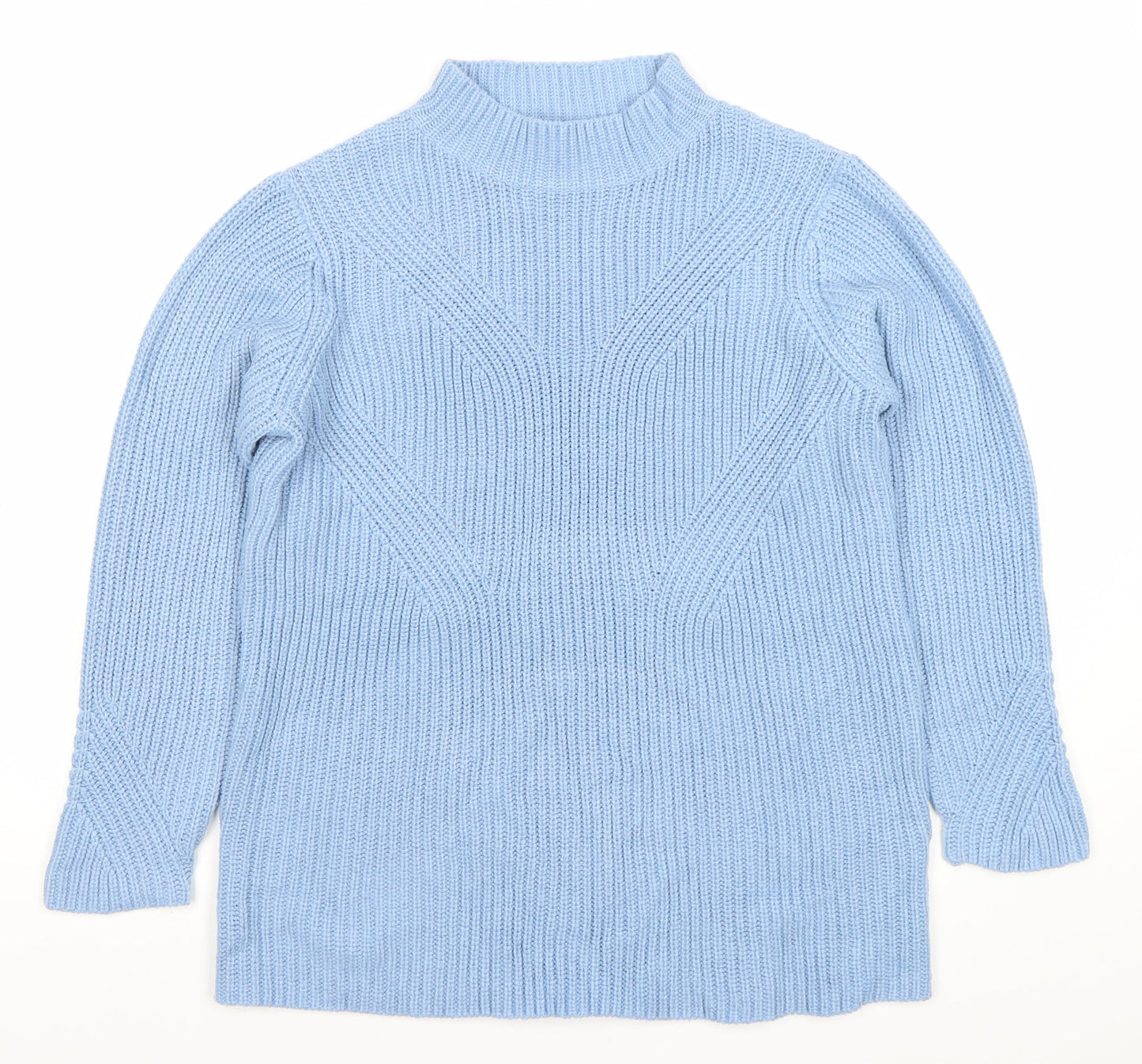 Womens UK Size M Damart Blue Pullover Jumper