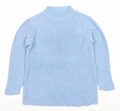 Womens UK Size M Damart Blue Pullover Jumper