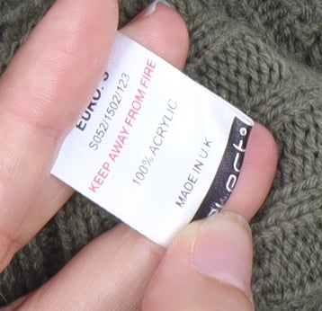 Womens UK Size S Select Green Pullover Jumper