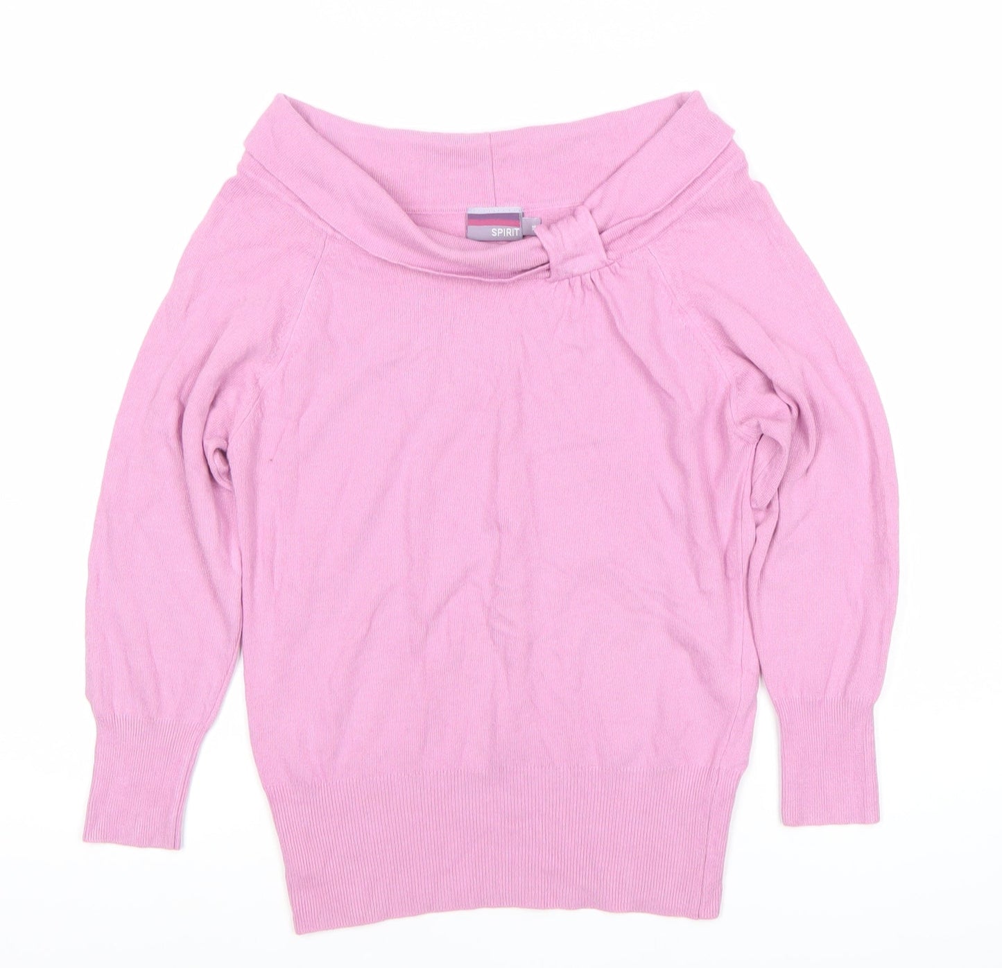Womens UK Size 14 Spirit Pink Basic Blouse