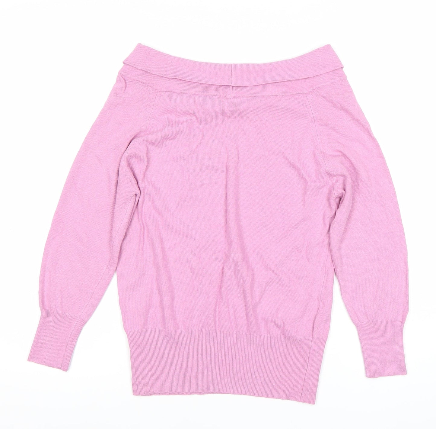 Womens UK Size 14 Spirit Pink Basic Blouse