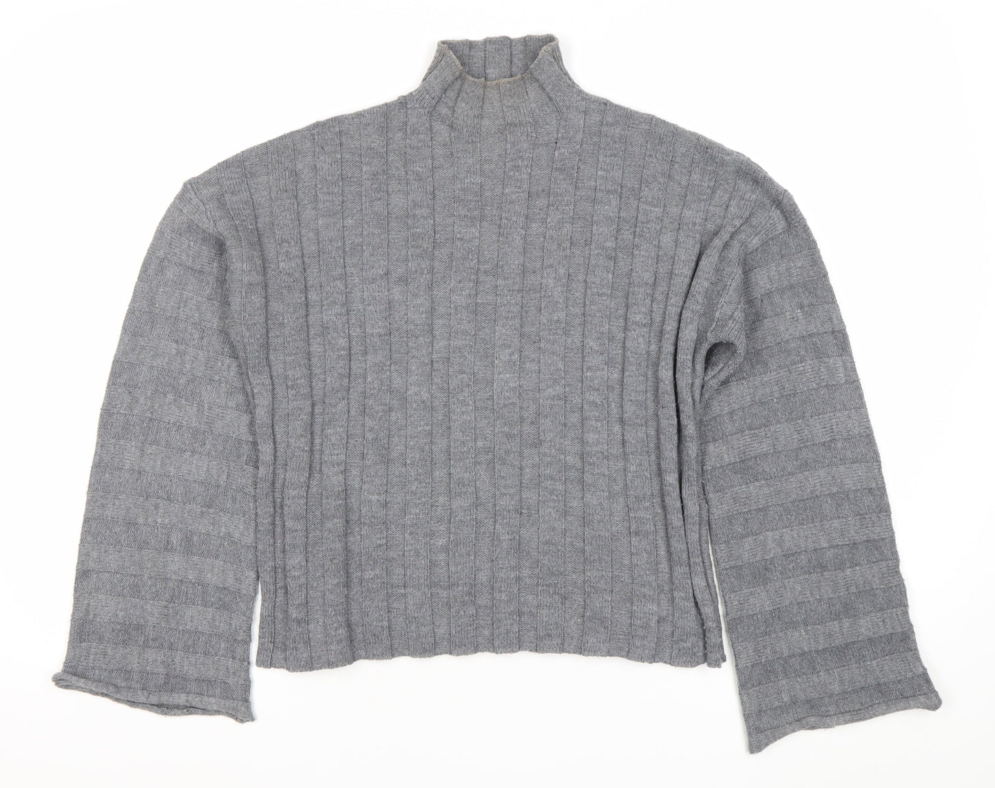 Womens UK Size 8 Missguided Grey Pullover Jumper