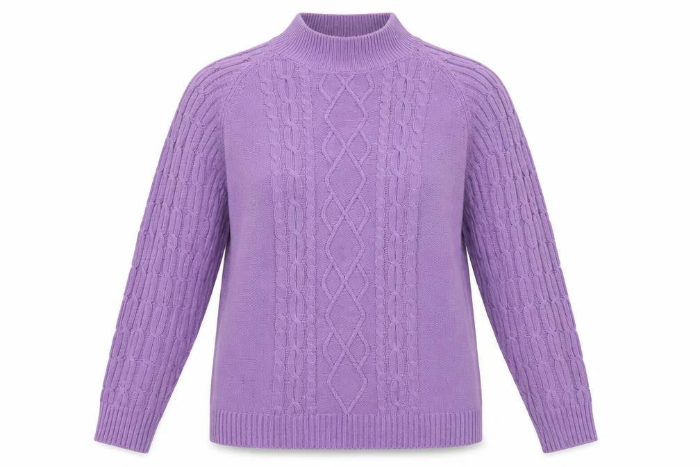 Womens UK Size XL Boohoo Purple Pullover Jumper