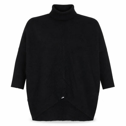 Womens UK Size One Size Blue Vanilla Black Tunic Jumper