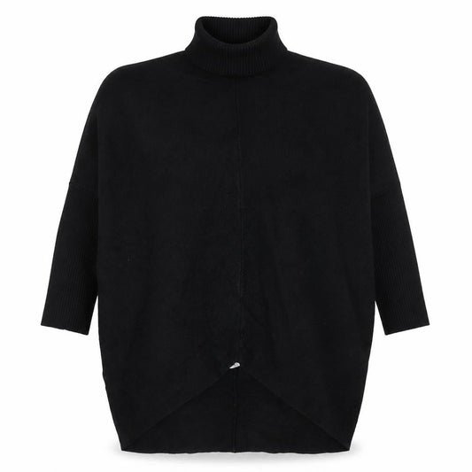 Womens UK Size One Size Blue Vanilla Black Tunic Jumper