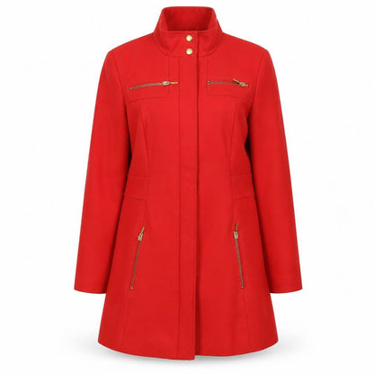 Womens UK Size 14 George Red Military Jacket
