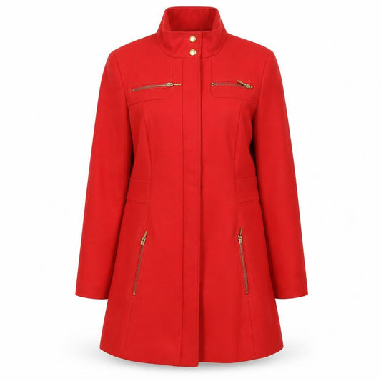 Womens UK Size 14 George Red Military Jacket