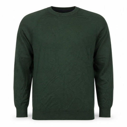 Won Hundred Mens Green Wool Blend Crew Neck Jumper Pullover S
